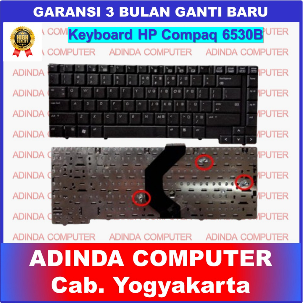Keyboard laptop Notebook HP Compaq 6530b 6535b 6455B 6730B 6735B 6531B 6730P 468776-031