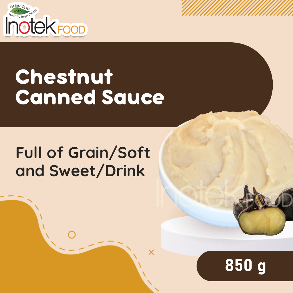 CHESTNUT CANNED SAUCE DOKING - SAUS KACANG KASTANYE KALENG @850GR
