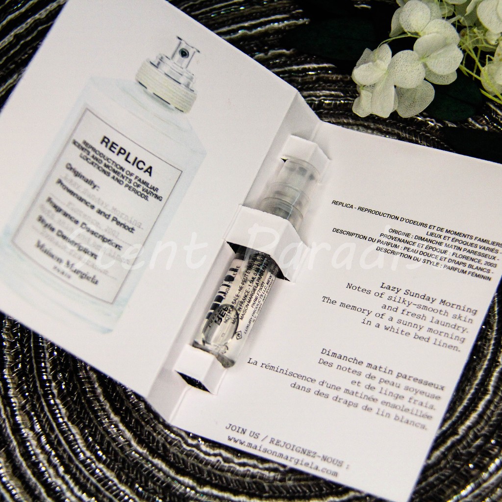 Lazy Sunday Morning, 2013 Tester Parfum 1.5ml Wewangian Parfum Botol/Sampel Parfum/Vial Parfum