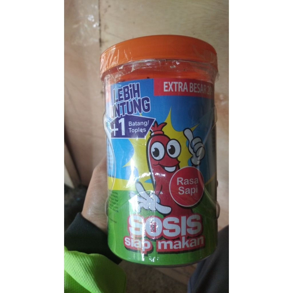 Makanan Ringan/ Sosis SoNice rasa sapi Exstra besar 20%