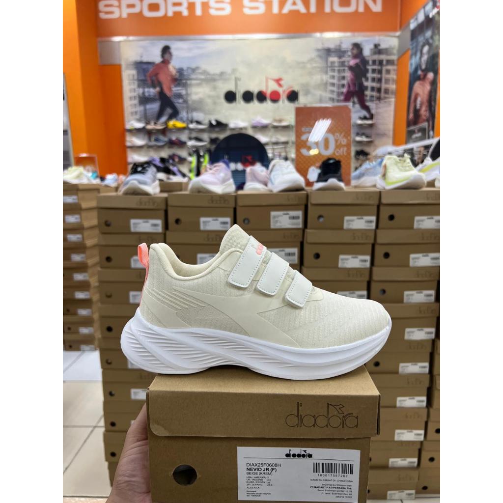 Diadora Nevio Jr Beige Kids Shoes Original