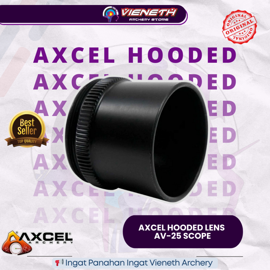 LENS SCOPE AV-25 AXCEL HOODED LENS AV-25 SCOPE