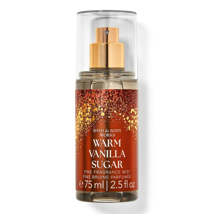 BBW Bath and Body Works Warm Vanilla Sugar Body Mist Travel Size 75 ml ORIGINAL