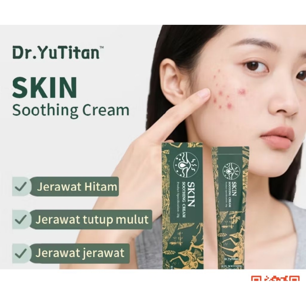Dr.Yutitan SKIN soothing cream untuk jerawat\gatal\kutil\ dan mengencangkan wajah