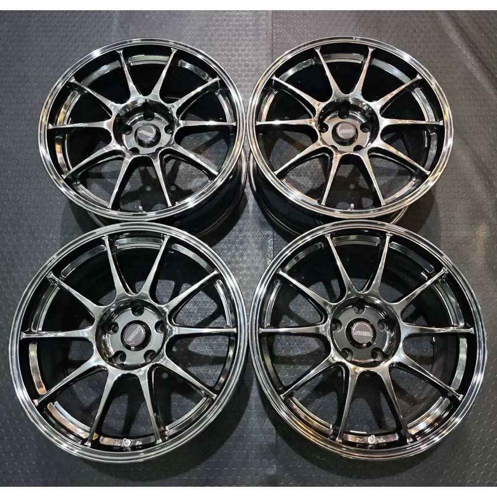 Velg SSW S333 Black Chrome Ring 18 Innova Hrv RS Zenix Crv Brv Wedssport TC105N Sbc R18