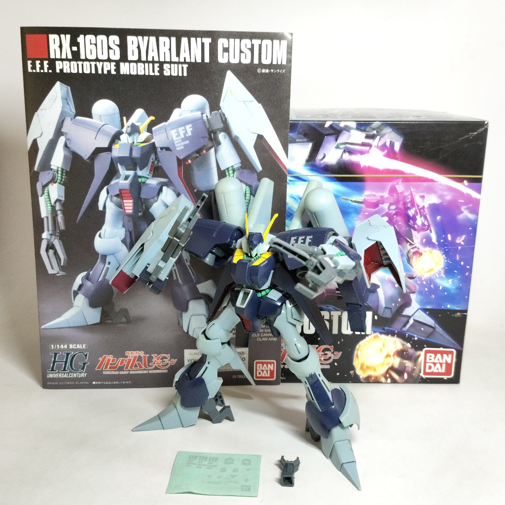 Bandai HGUC Byarlant Custom / Gundam HG 1/144 2nd Sudah Rakit H926