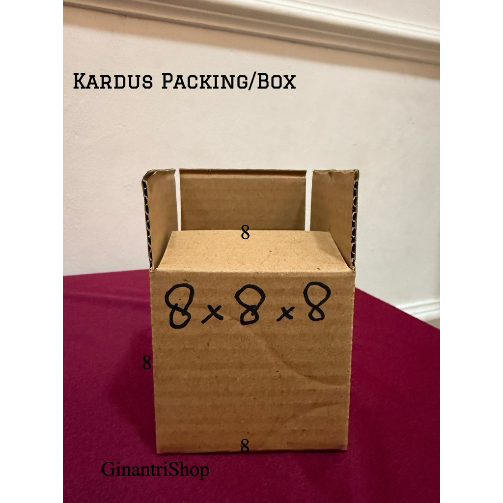 

Kardus packing polos 8x8x8