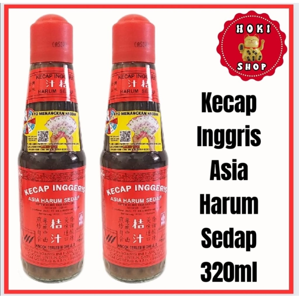 

Kecap Inggris Asia Harum Sedap 320ml / Saos Inggris Asia Harum / Kecap Inggeris
