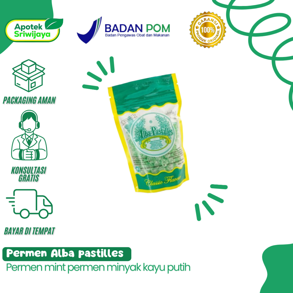 

Permen Alba pastilles Permen Alba pastiles Permen mint permen minyak kayu putih