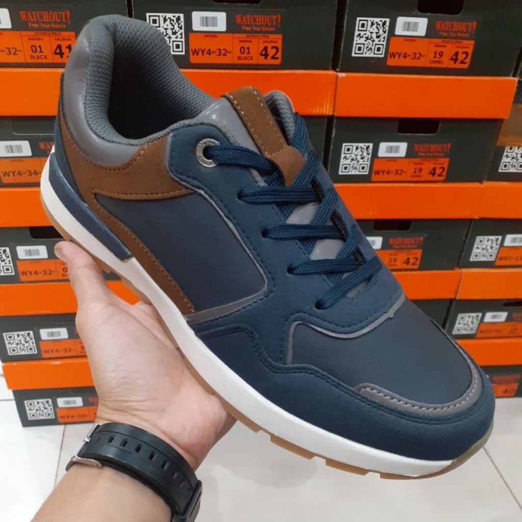 Sepatu WATCHOUT✔️ Pria Terbaru 40- 44 (100% ORIGINAL)