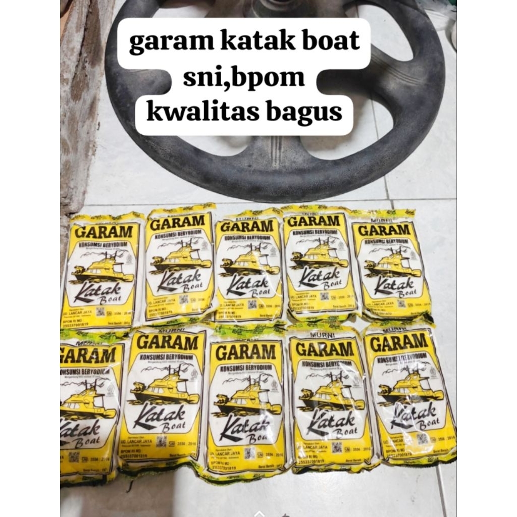 

(10pcs)garam katak boat ukuran 100gr promo