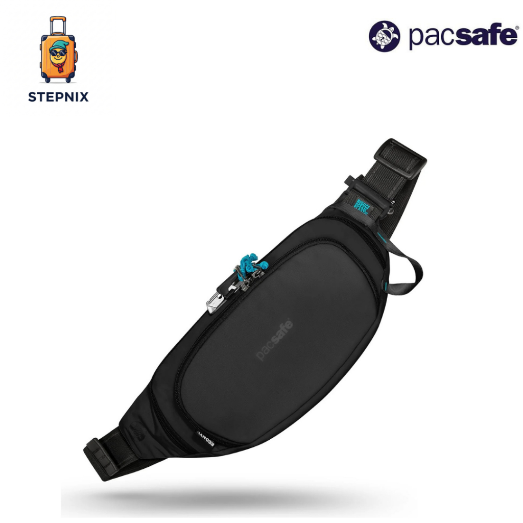 Tas Pinggang Pacsafe Original – Anti Theft Sling Bag Travel Aman & Stylish