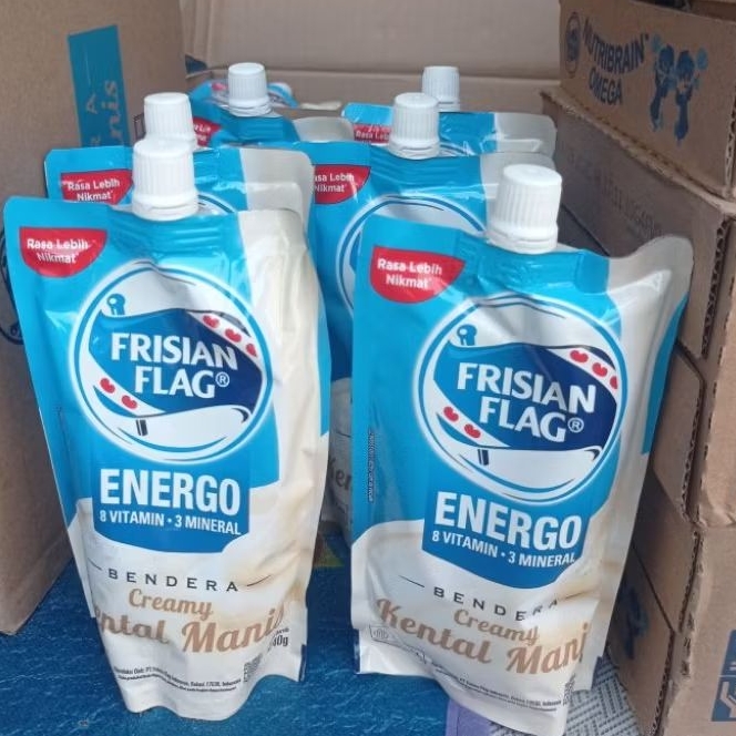 

Frisian Flag Pouch 240gr - Susu Bendera Kental Manis 240gr Pouch /24pcs/Karton / Promo Payday