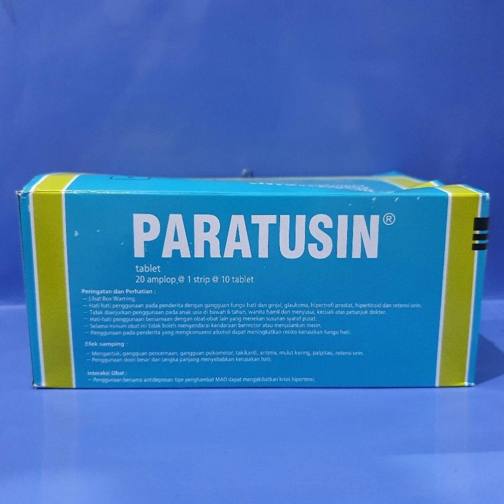Paratusin Tablet-Obat Demam Batuk & Flu