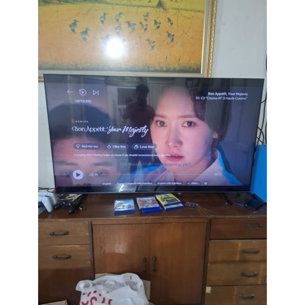 Jual tv samsung 65 inch Qled 4k QE1D bekas