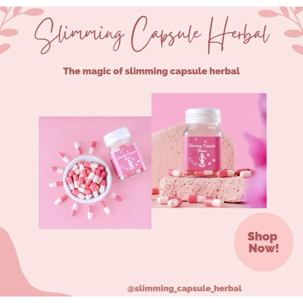 slimming capsul Herbal sch, Pelangsing Ampuh .sch pink