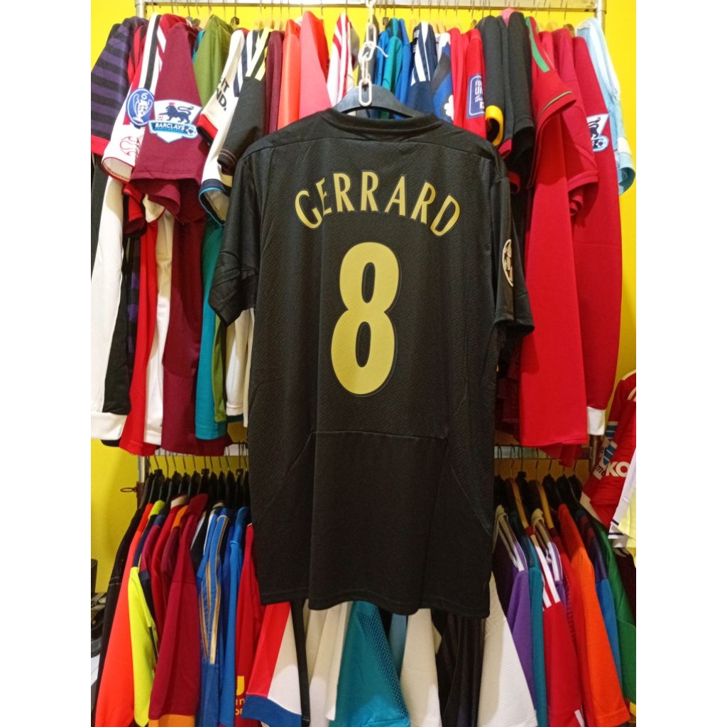 JERSEY BOLA RETRO GO UCL FINAL ISTANBUL 2005 GERRARD 8