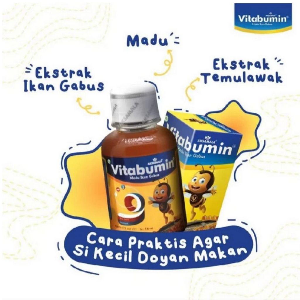 

Madu Vitabumin Anak | Paket 1 Pcs Kemasan 130Ml Asli ORIGINAL