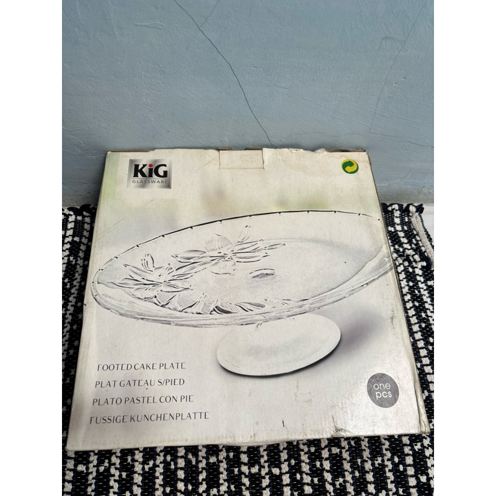 Piring Saji Kue Kaca