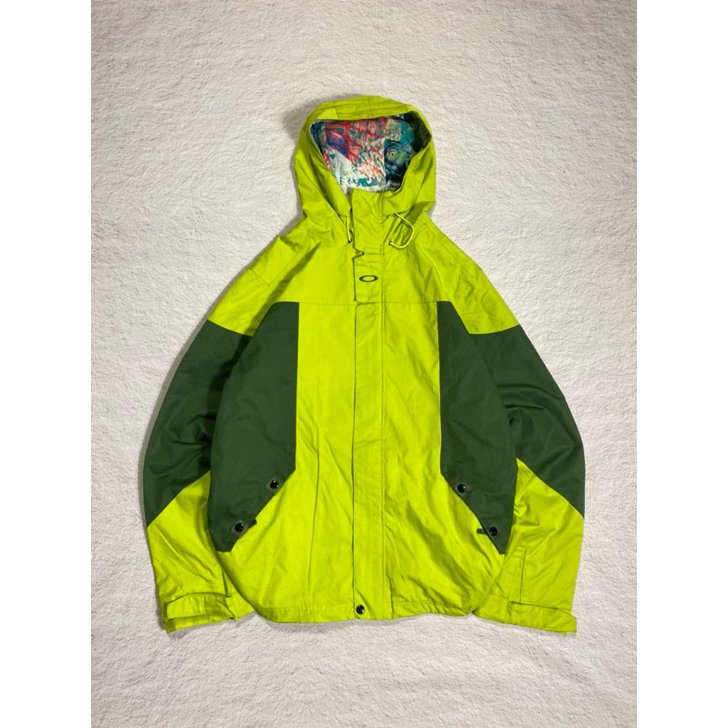 rare oakley green ski snowboard jacket