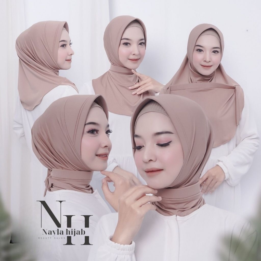 Hijab Jilbab Dinas Polwan Tali Belakang // jilbab Dinas Bhayangkari/PNS/Polwan/Satpam