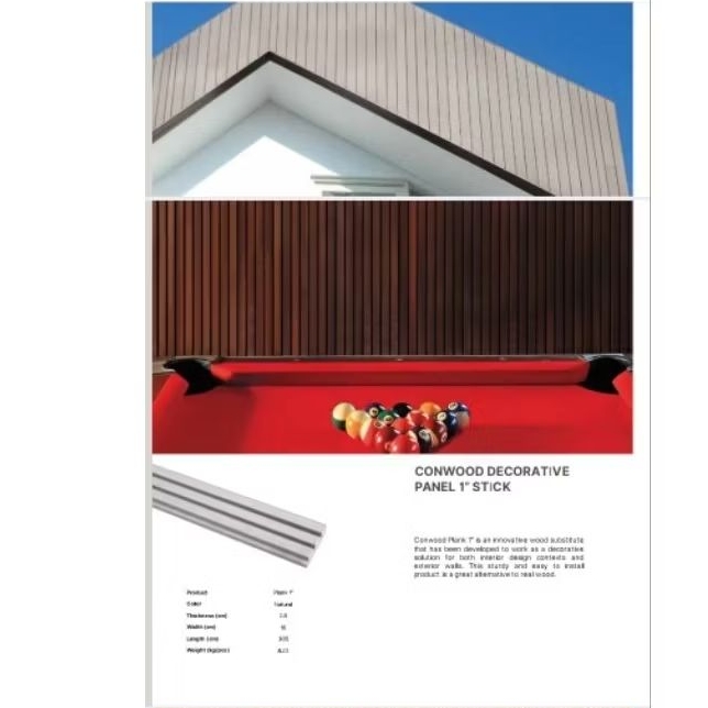 Conwood Decorative Panel 1" Stick / Plank 1"