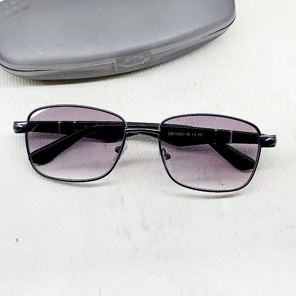 KACAMATA BACA DOUBLE FOKUS BACA DAN JALAN LENSA HITAM ORIGINAL