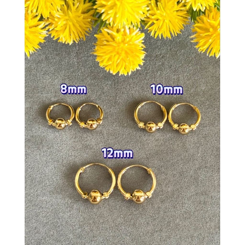 Anting gipsy titanium boba