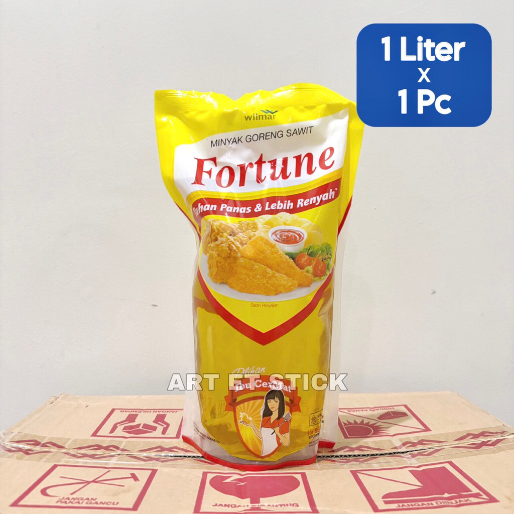 

Minyak Goreng Fortune 1 Liter Kemasan Pouch