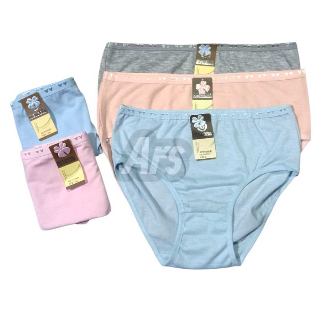 celana dalam wanita premium wenrou kekinian lusinan 12pcs/6pcs