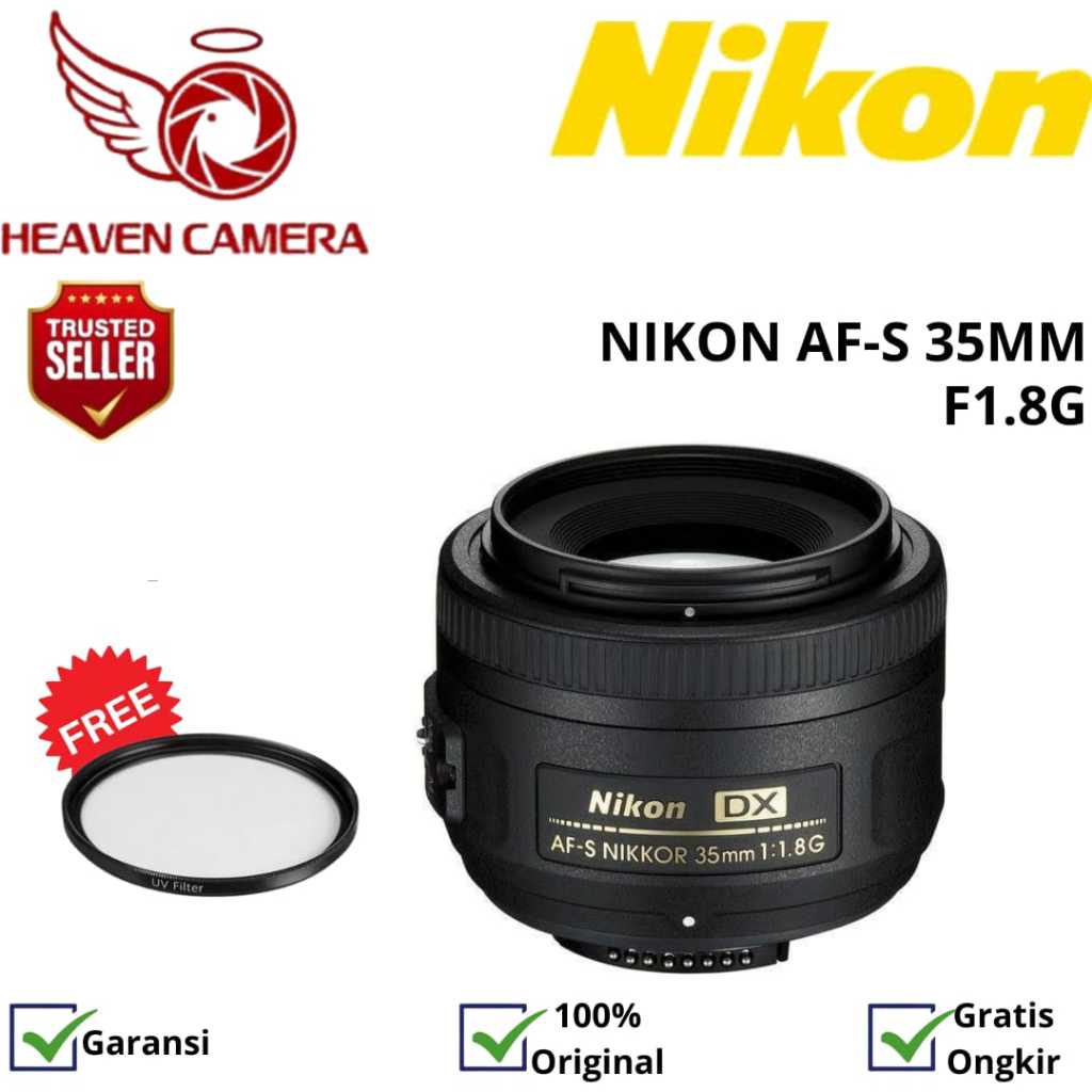 LENSA NIKON AF-S DX 35MM F1.8G / NIKON AF-S DX 35MM F1.8G