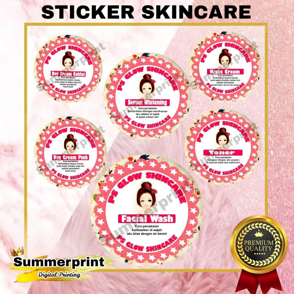 

STIKER SKINCARE FACIAL WASH / SERUM / DAY CREAM / NIGHT CREAM
