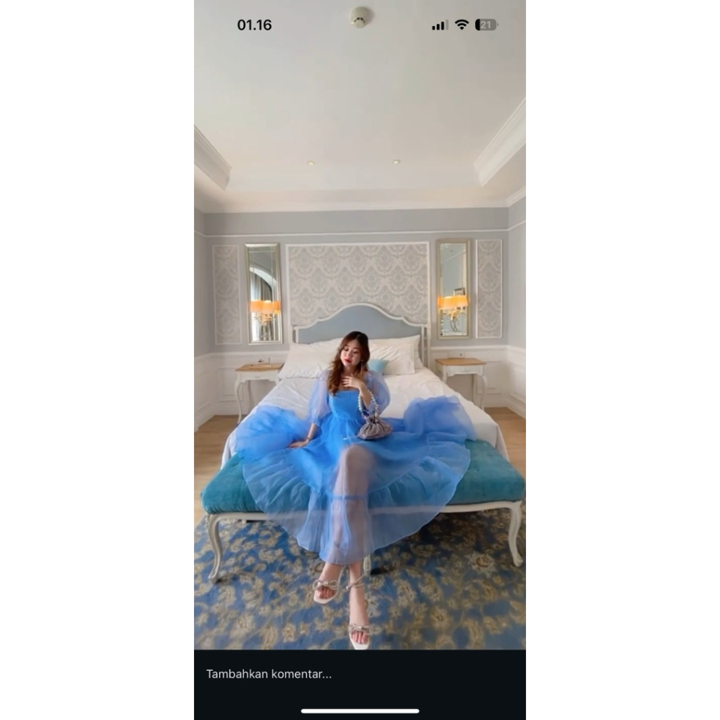 cinderella chiffon dress tutu dewasa