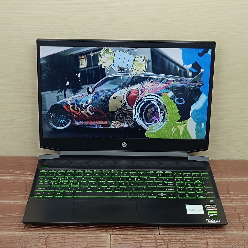 Laptop HP Pavilion Gaming 15-ec2047AX AMD RYZEN 5-5600H RAM 16GB SSD 512GB GTX 1650