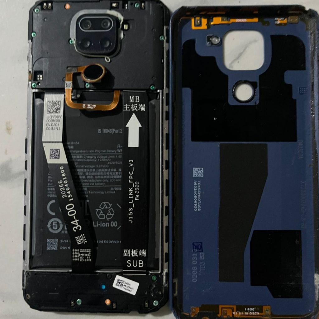 Lcd Redmi Note 9 Ori Copotan