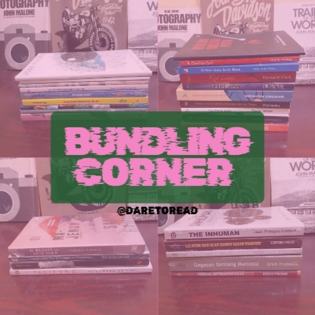 Buku Bundling Segel Baru & Buku Preloved Best Seller Puisi, Sosial, Novel (Puthut EA, Joko Pinurbo, 