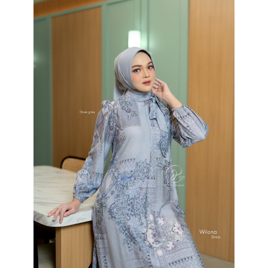 DYN Clothingline Wilona Dress | Gamis Pesta Gamis Kondangan Bahan Rayon Premium