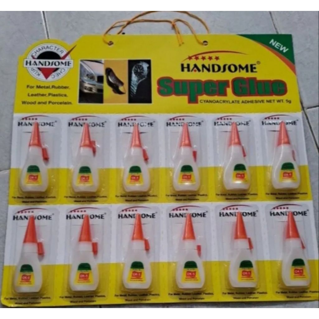 Lem renceng HANDSOME SUPER GLUE 12pcs