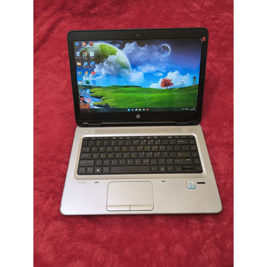 laptop hp probook 640 G2 slim,super kencang.core i5 gen 6,ram 8 gb,ssd 240 gb nvme