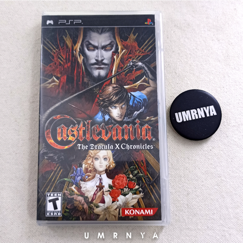 Kaset Castlevania The Dracula X Chronicles CD PSP UMD Disk PS Games Playstation Portable PS1 PS2