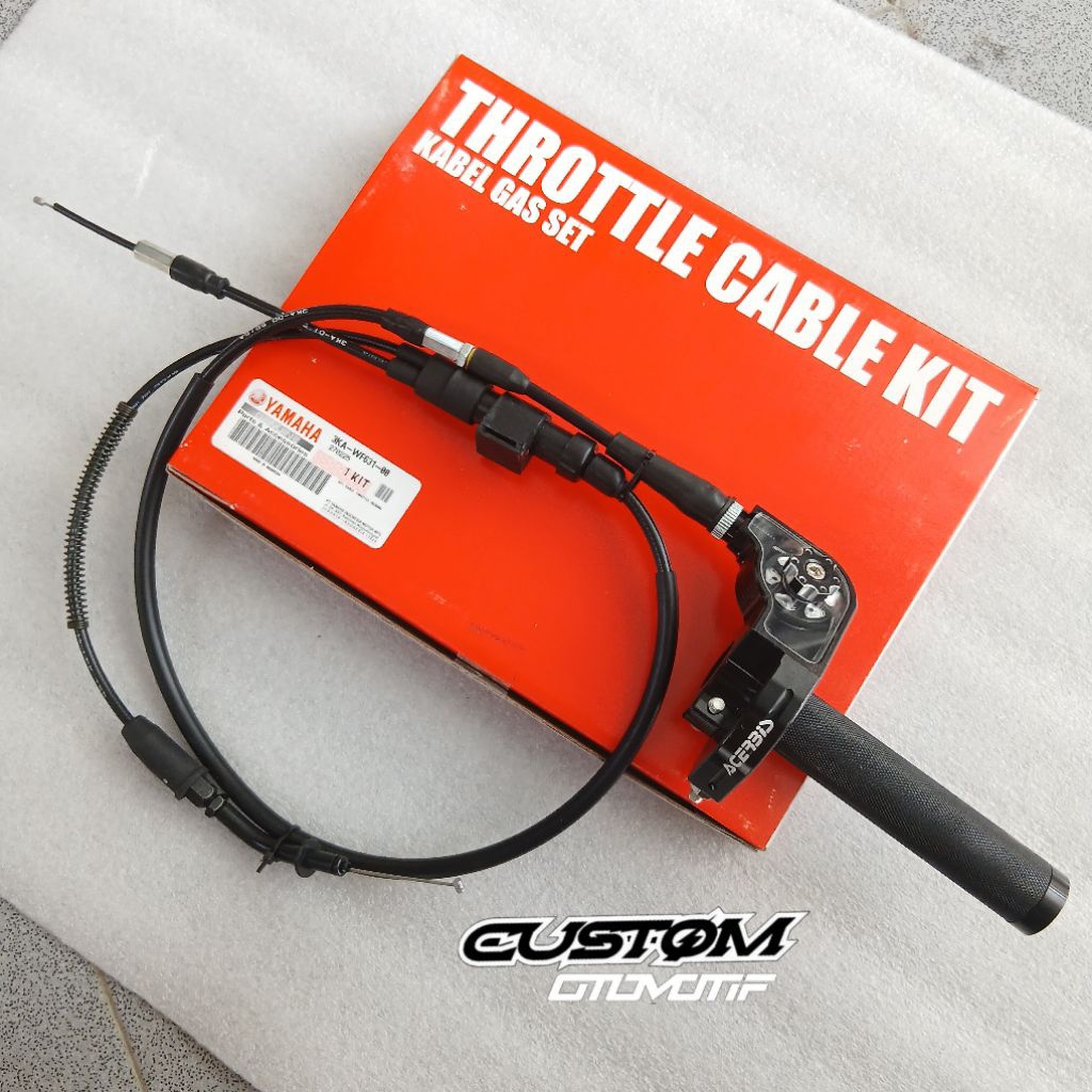 Gas spontan Rx king Acerbis ukir kabel Original rx king 2 cabang tinggal pasang