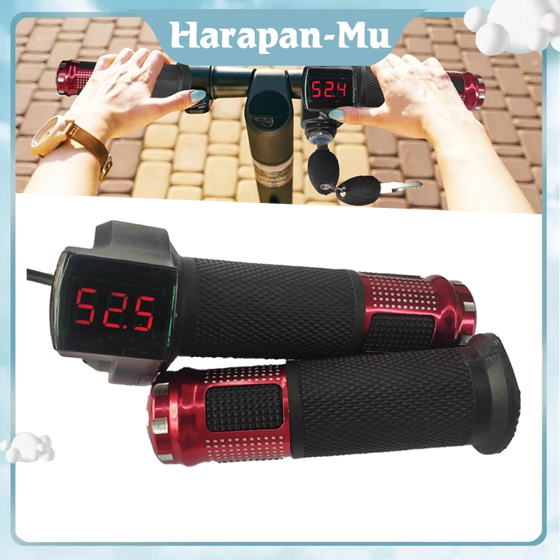 1Set Aksesori Sepeda Listrik / Handle Gas Sepeda Listrik Bahan Aluminium / Sensor Handle Gas Sepeda 