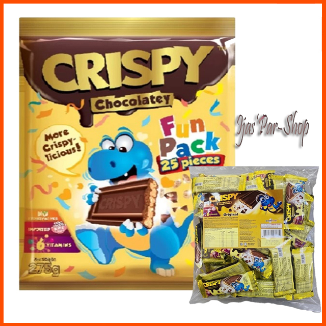 

Coklat CRISPY Funpack isi 25pcs / 40pcs