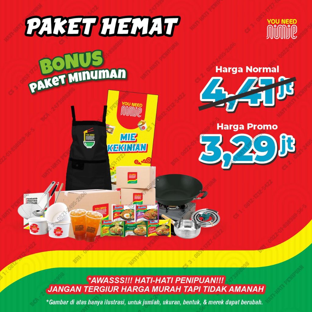 

Usaha Warmindo Termurah dan Terlengkap - Paket Hemat