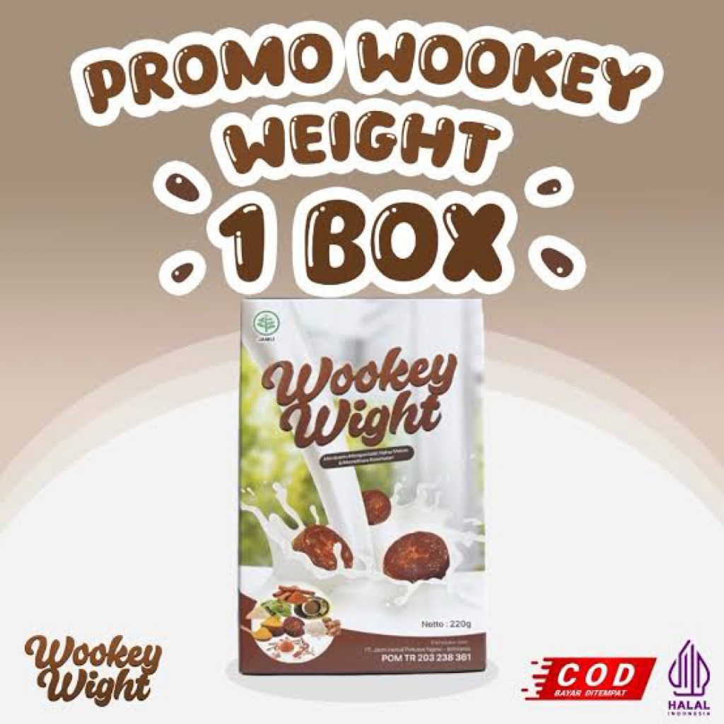 

PROMO COD SUSU WOOKEY BEST SELLER PAKET 1 KEMASAN HEMAT 110 GRAM, PENGGEMUK BADAN AMPUH