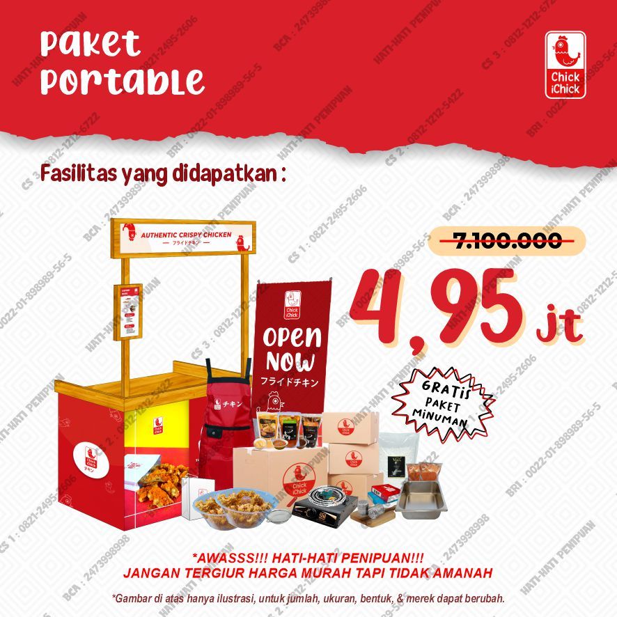 

Paket Usaha Makanan Ayam Crispy Kekinian - Paket Portable