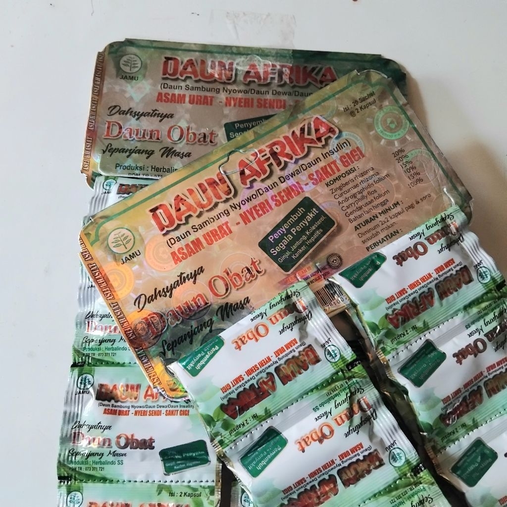 Daun Afrika DAUN AFRIKA KAPSUL ASAM URAT