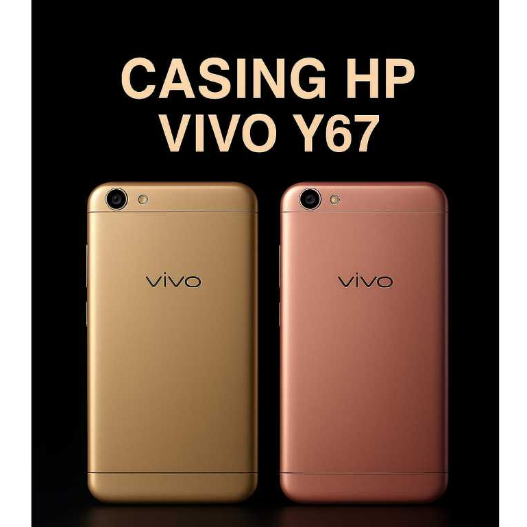 BackDoor Kesing Tutup Belakang HP VIVO V5 1601 / VIVO V5 Lite 1609 - Cassing Housing Back Door Cover