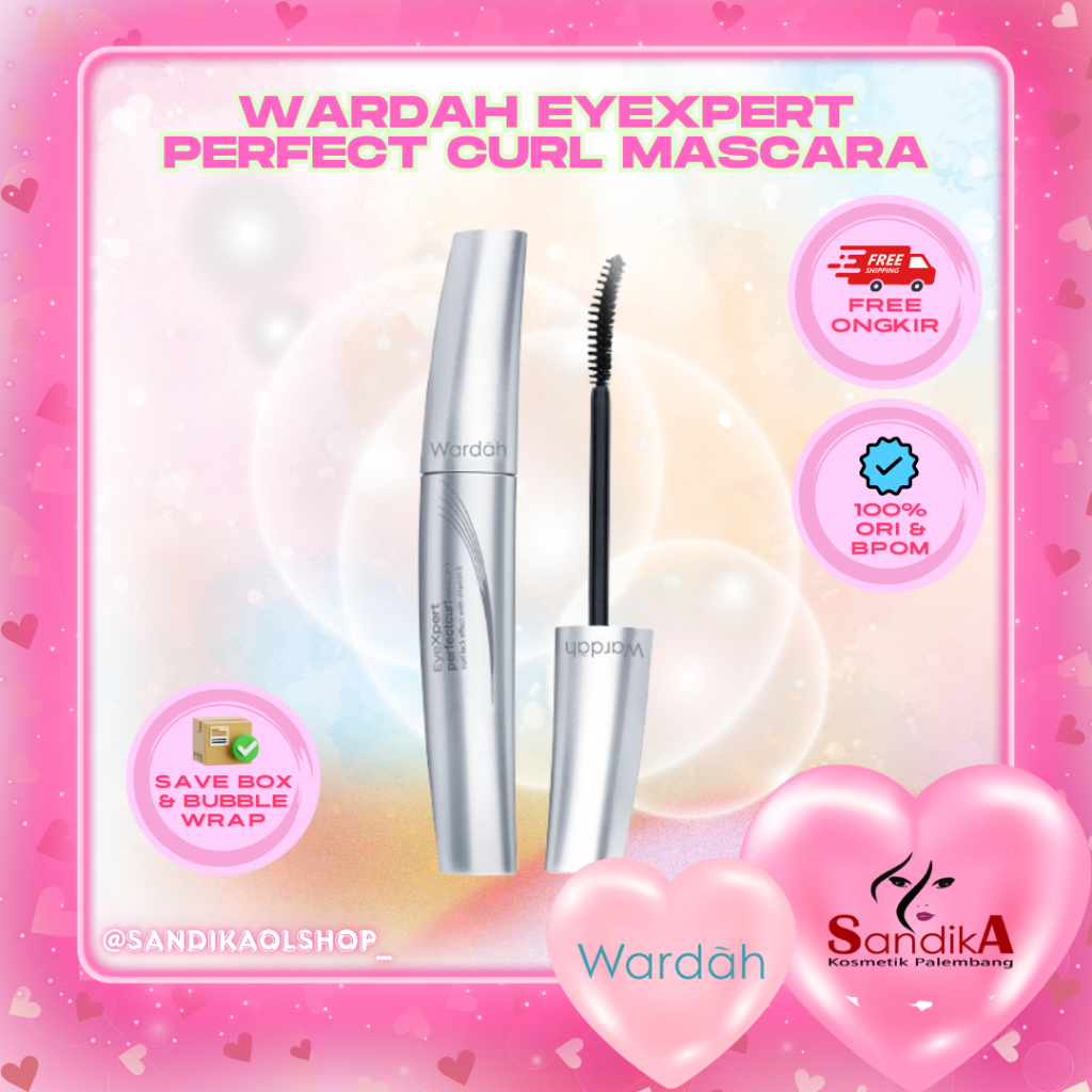 Wardah EyeXpert Perfectcurl Mascara/Maskara Wardah/Maskara Waterpoof ORIGINAL 100%