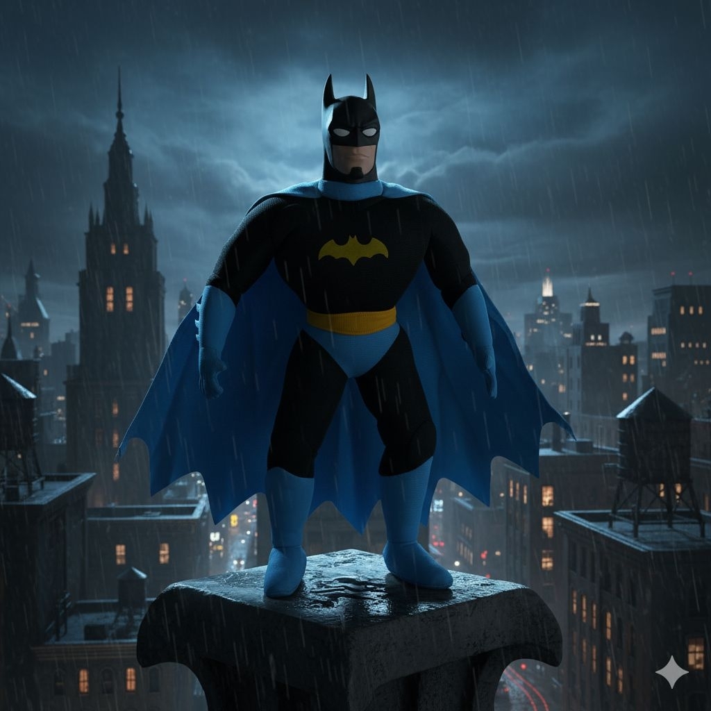 Boneka Batman blue